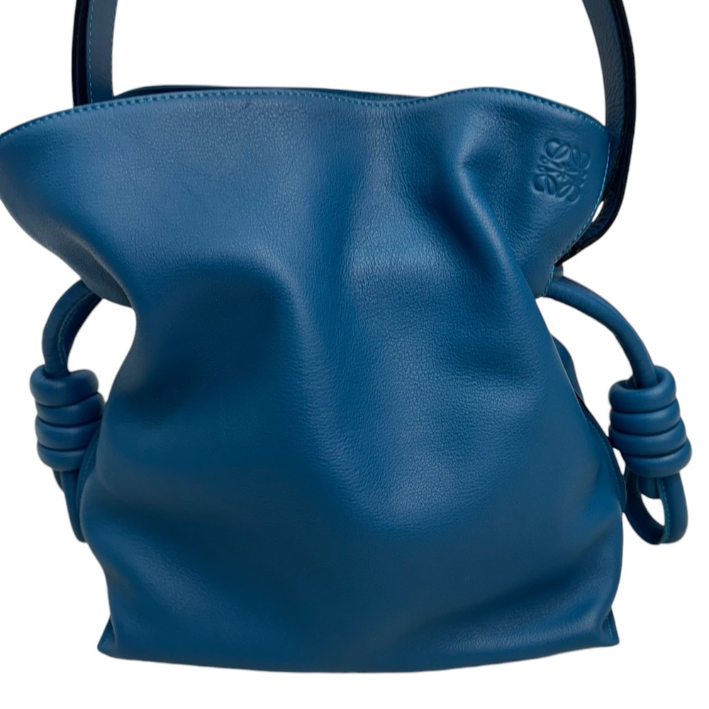 SOLD!! Loewe Blue Medium Flamenco Shoulder/Crossbody Bag - Picture 2 of 16